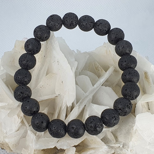 Crystals - Lava Stone Bracelet (Larger Stone)