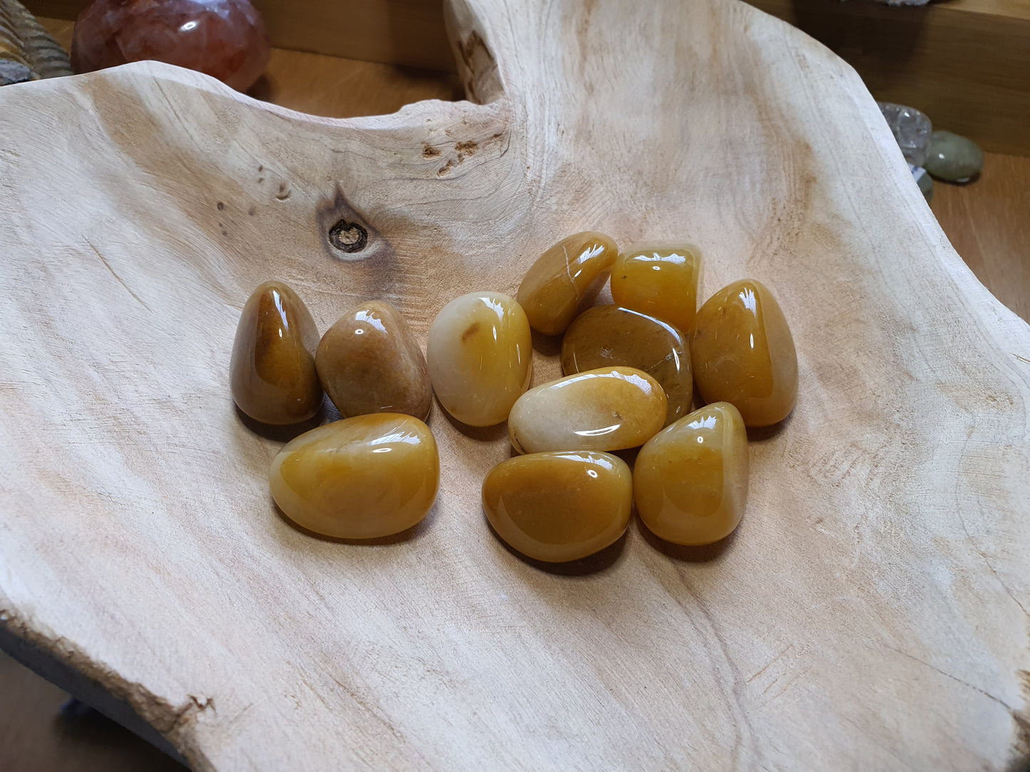 Crystals - Aventurine (Yellow) Tumbled Stone