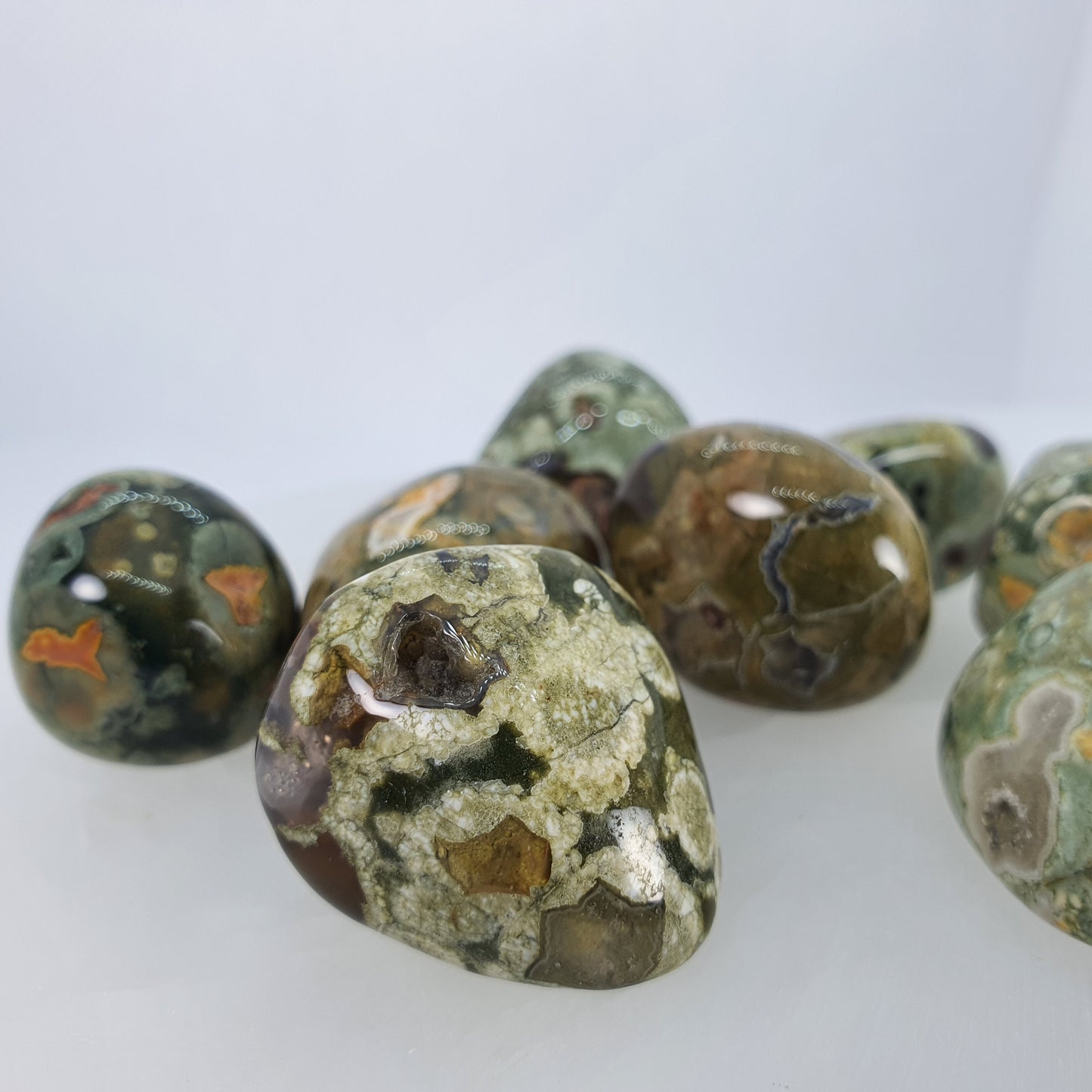 Crystals - Jasper (Rainforest) Tumbled Stone