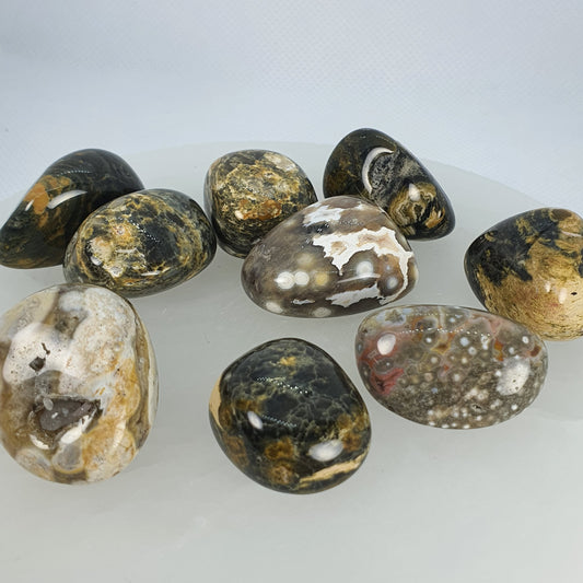 Crystals - Ocean Jasper Tumbled Stone