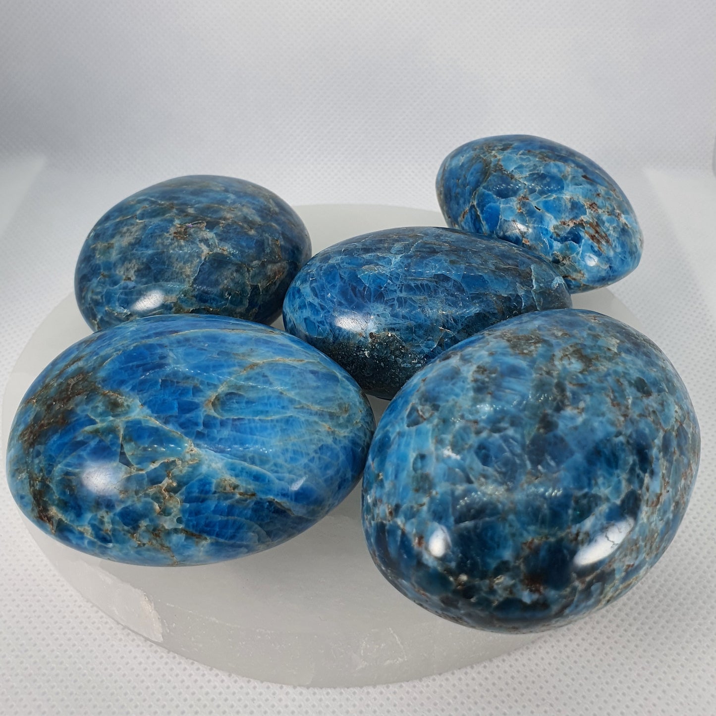 Crystals - Apatite (Blue) Palm Stone