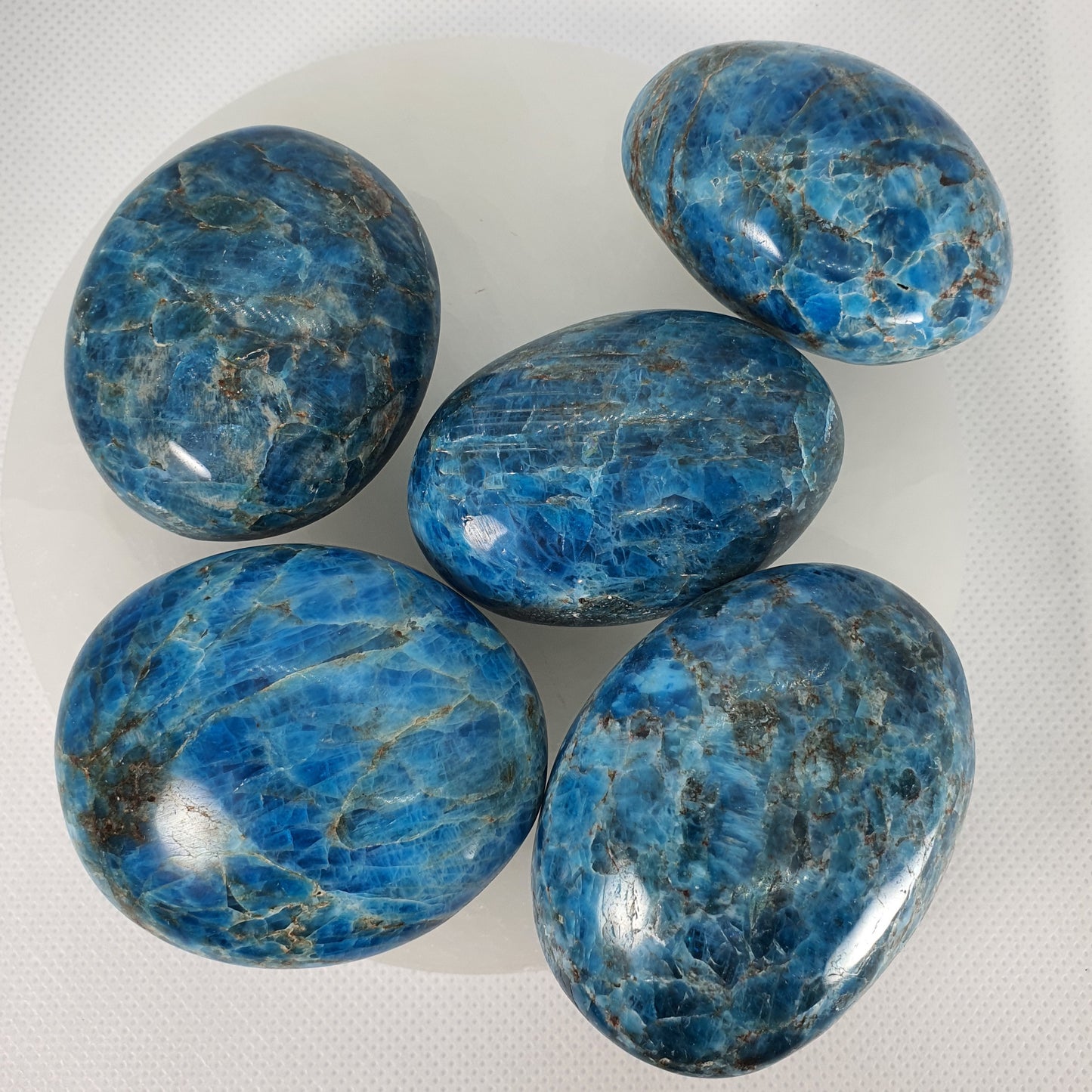 Crystals - Apatite (Blue) Palm Stone