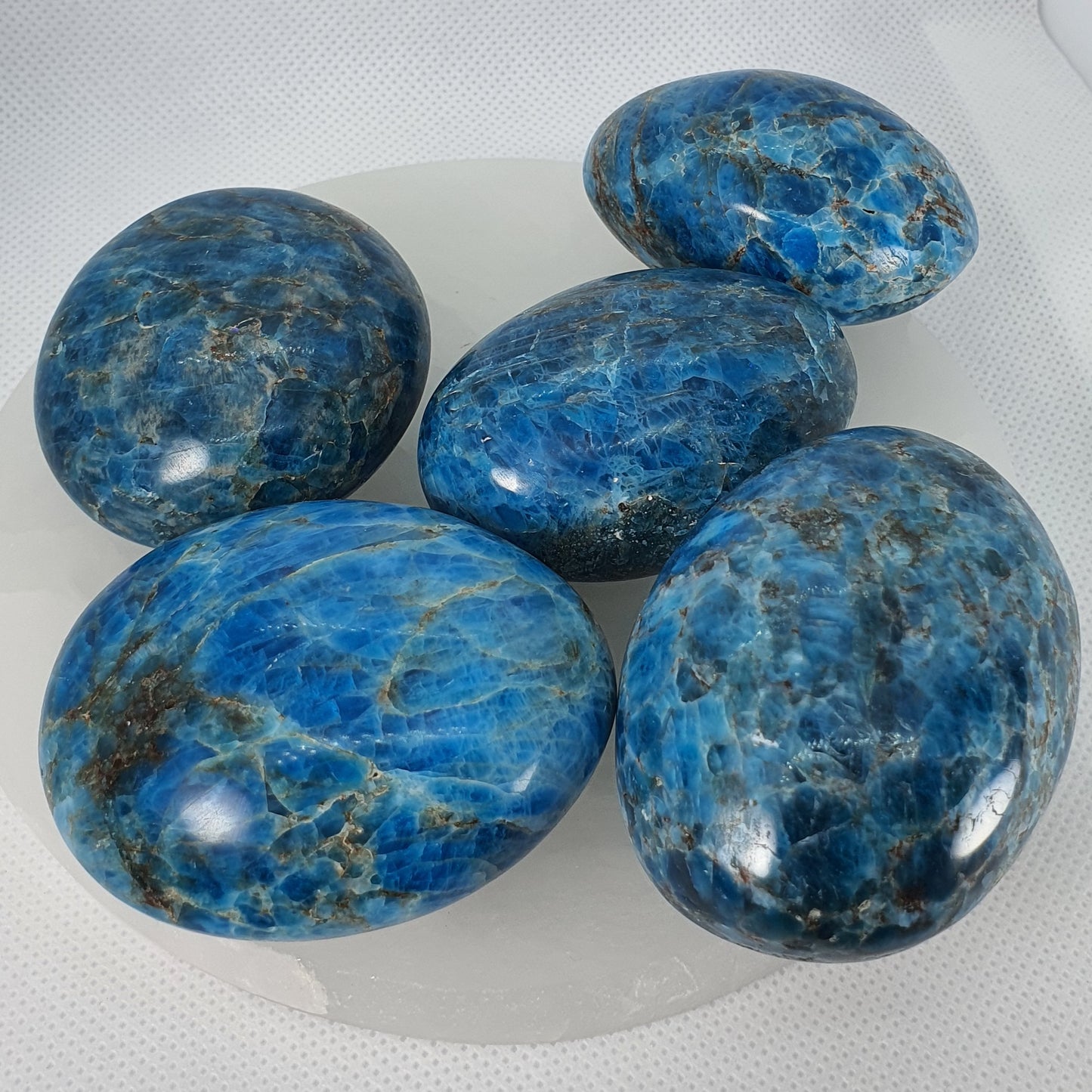 Crystals - Apatite (Blue) Palm Stone