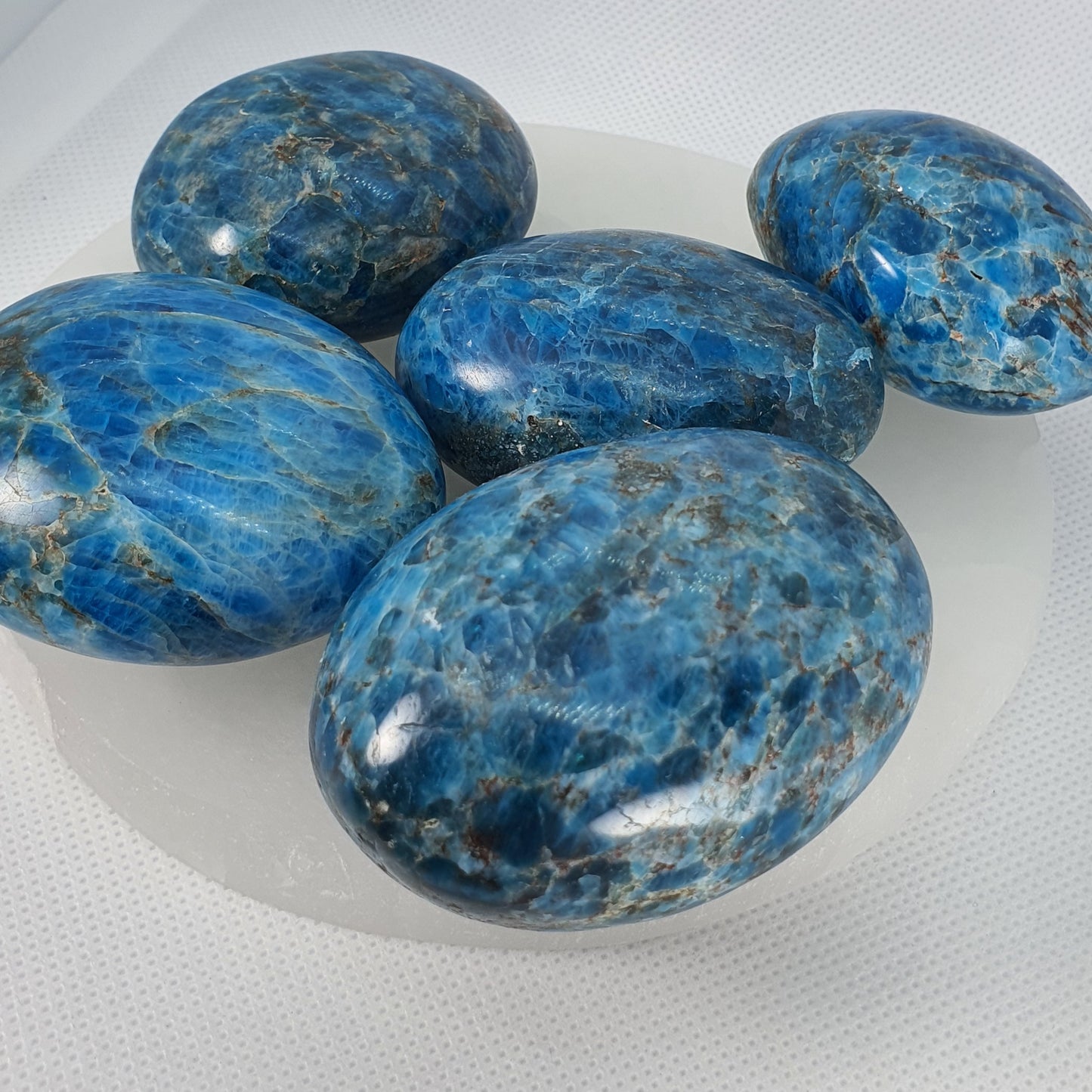 Crystals - Apatite (Blue) Palm Stone