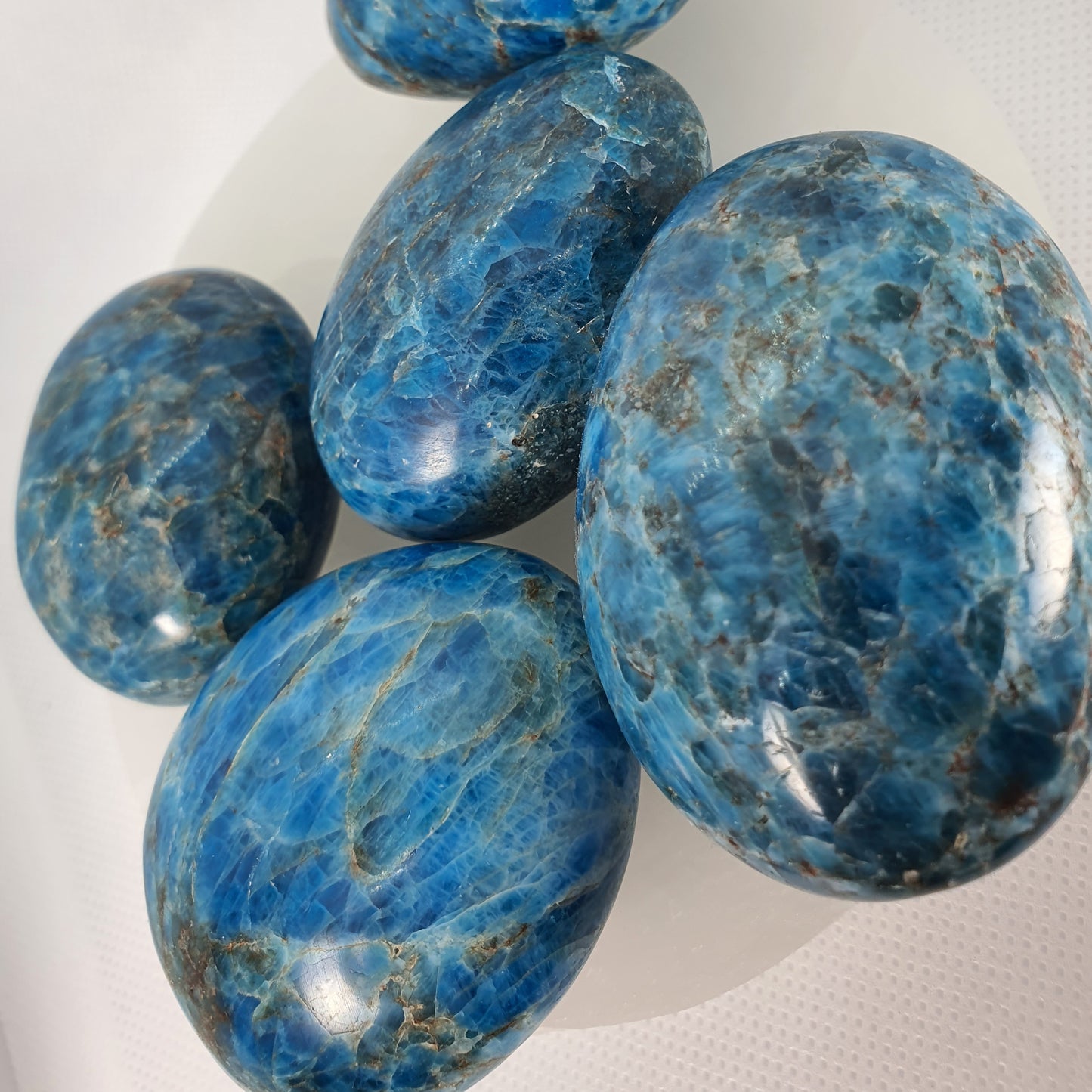 Crystals - Apatite (Blue) Palm Stone