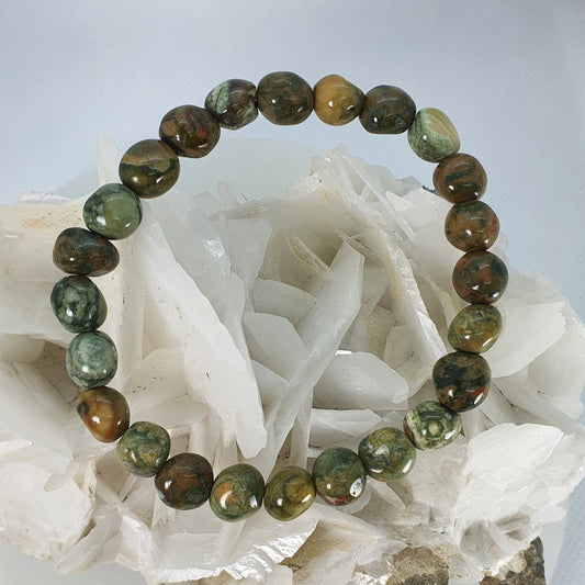 Crystals - Jasper (Rainforest) Bracelet