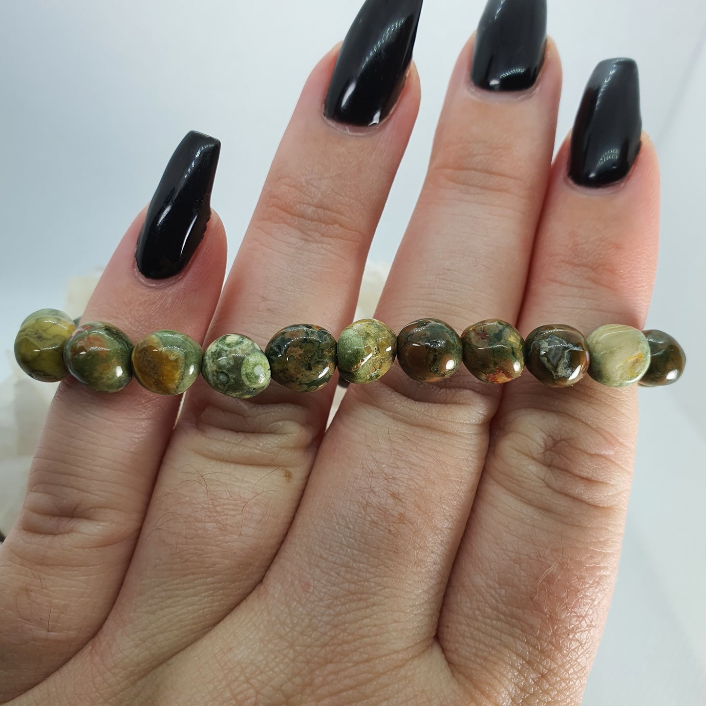 Crystals - Jasper (Rainforest) Bracelet