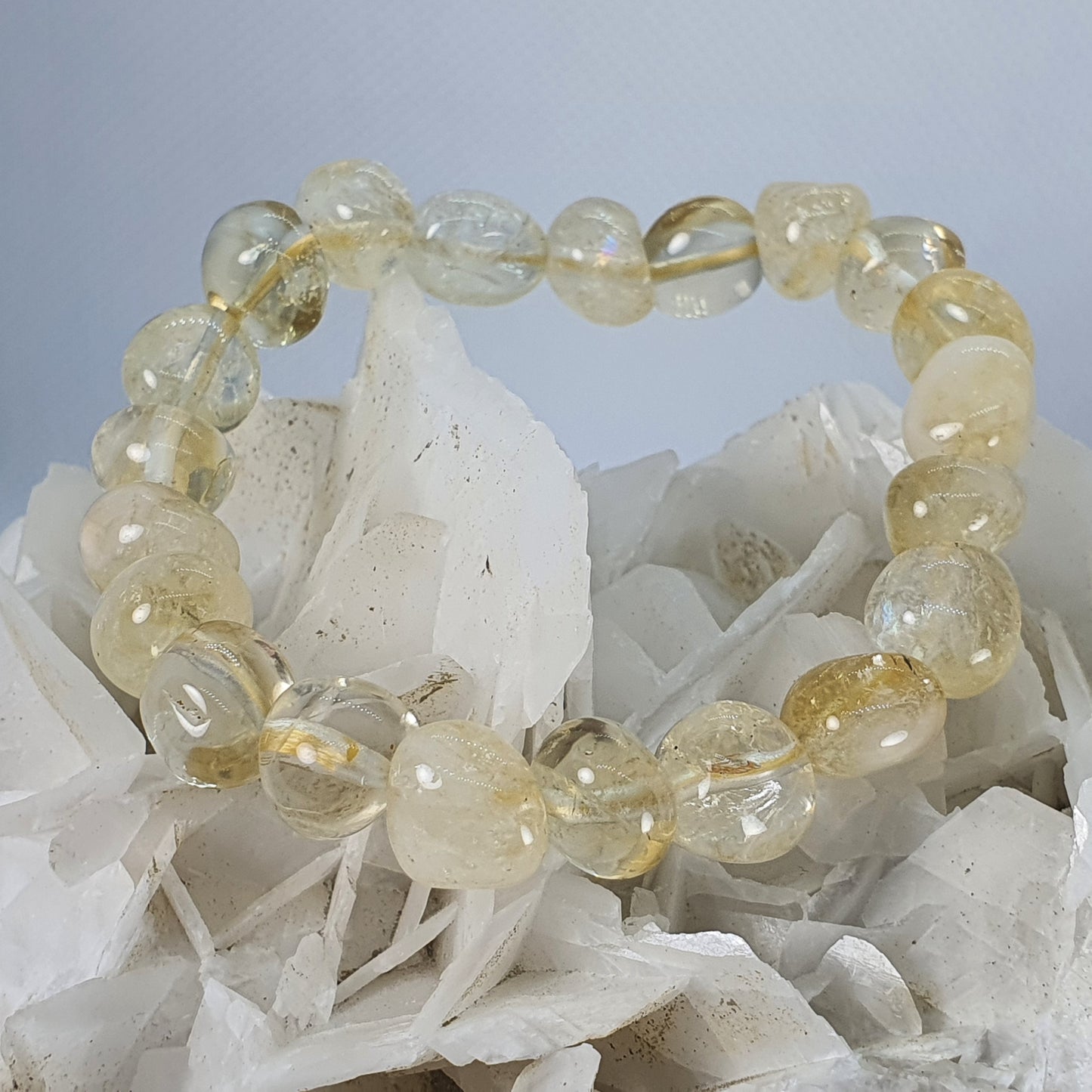Crystals - Citrine Bracelet (Medium Bead)