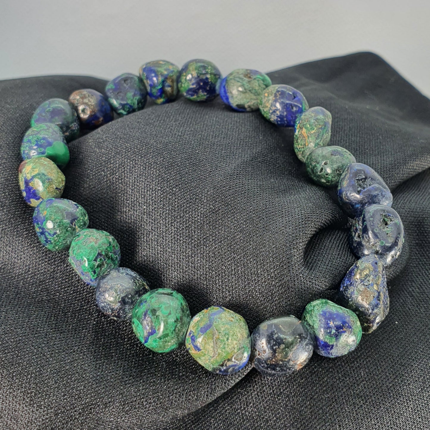 Crystals - Azurite/Malachite (Azurmalachite) Bracelet