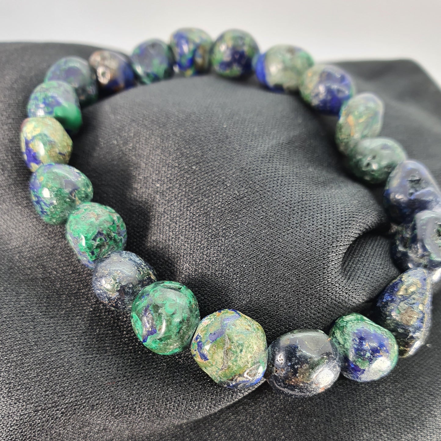 Crystals - Azurite/Malachite (Azurmalachite) Bracelet