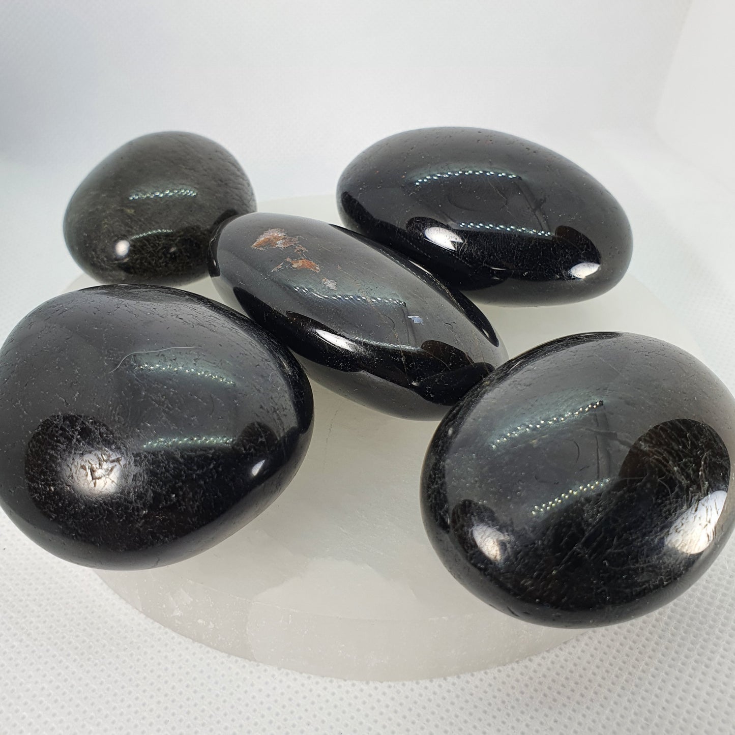 Crystals - Black Tourmaline Palm Stone