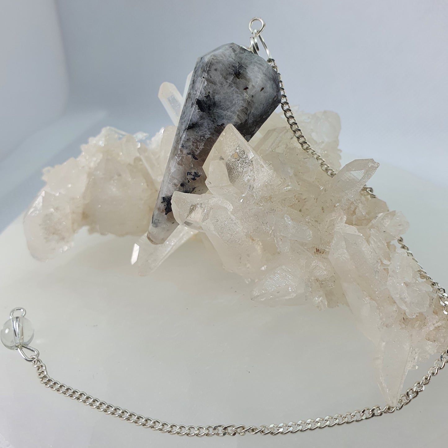 Crystals - Moonstone (Rainbow) Pendulum