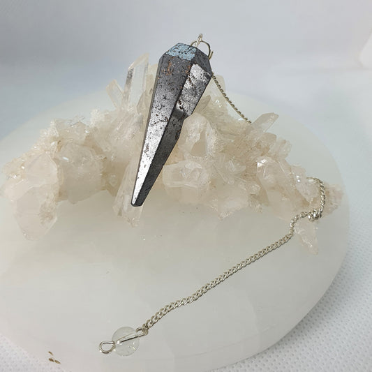 Crystals - Hematite Pendulum
