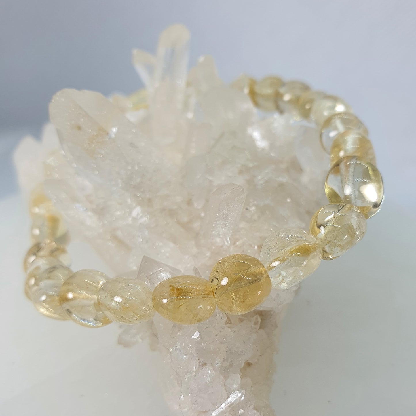 Crystals - Citrine Bracelet (Smaller Bead)