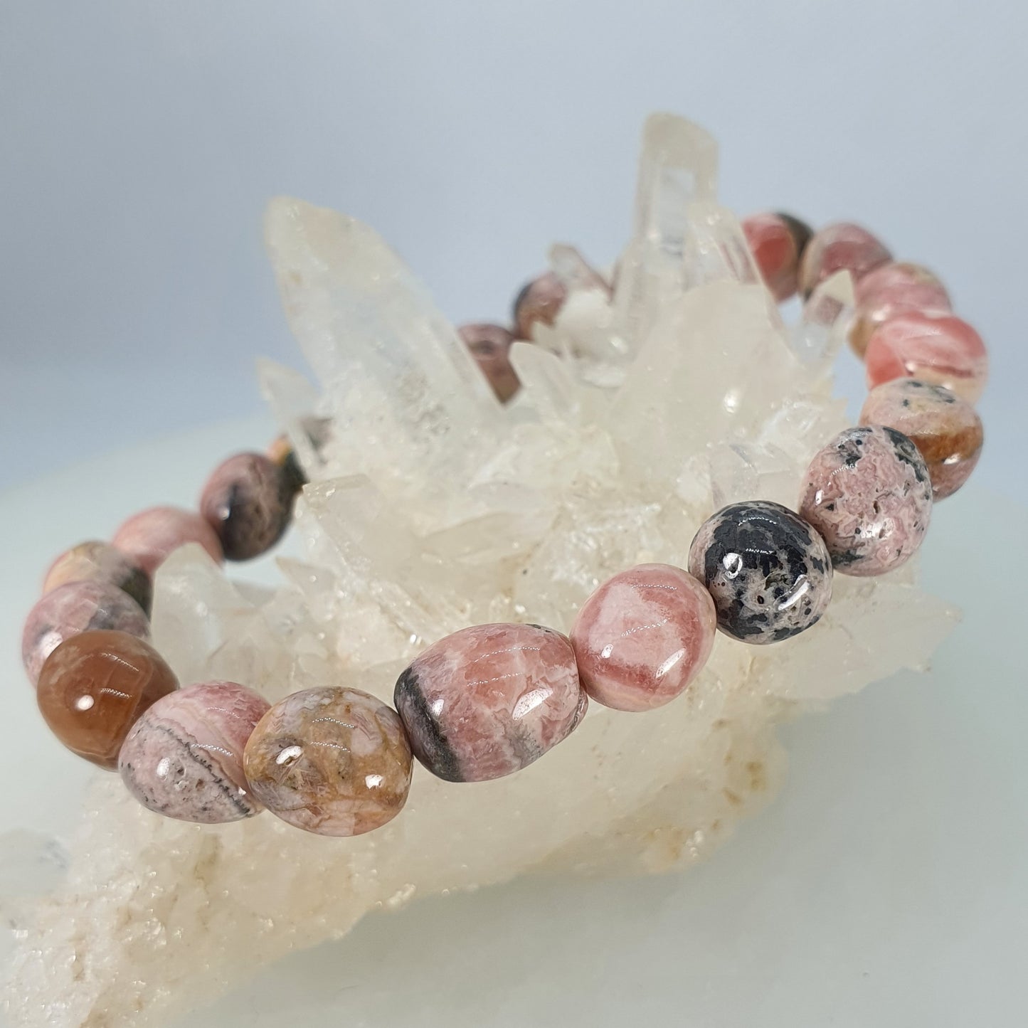 Crystals - Rhodochrosite Bracelet