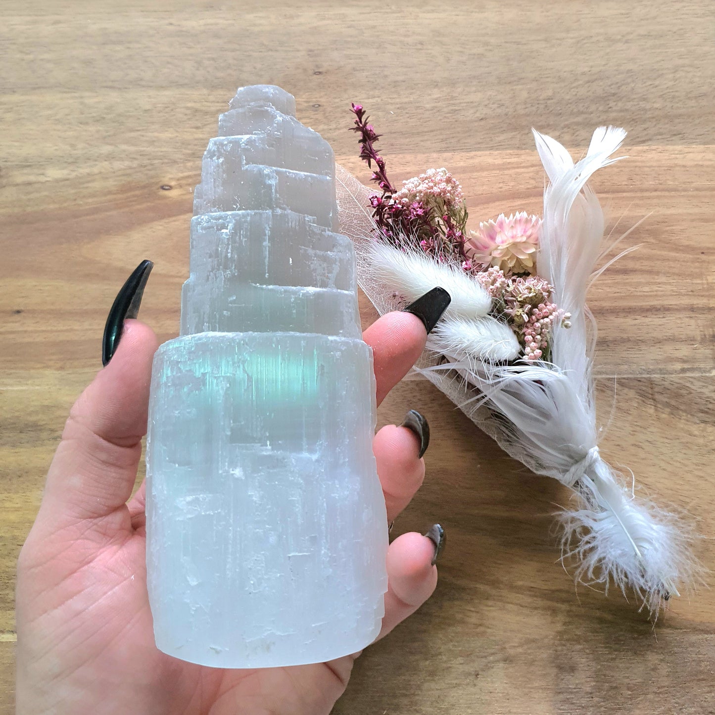 Crystals - Selenite Carved Tower