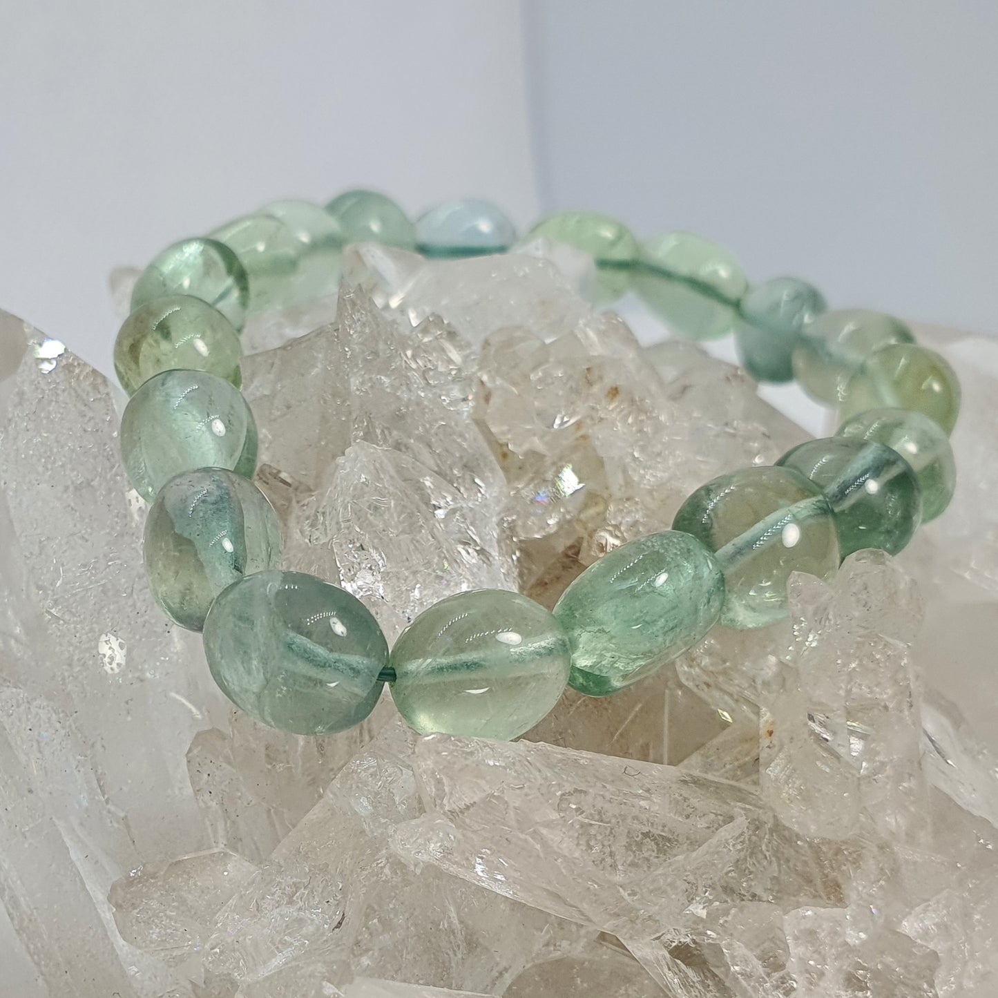 Crystals - Fluorite (Green) Bracelet