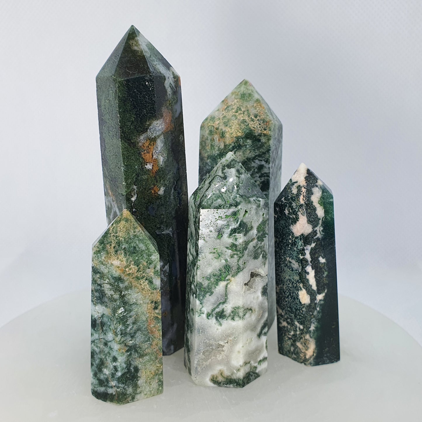 Crystals - Moss Agate Generators/Points