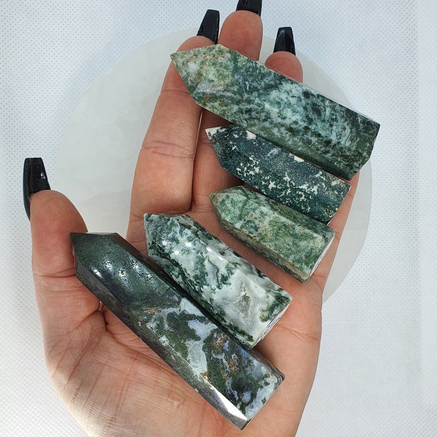 Crystals - Moss Agate Generators/Points