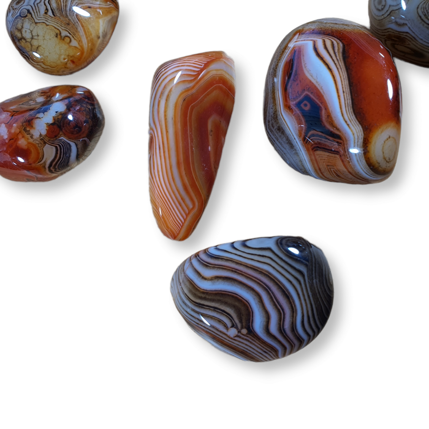 Crystals - Sardonyx (Orange) Tumbled Stone (Large)