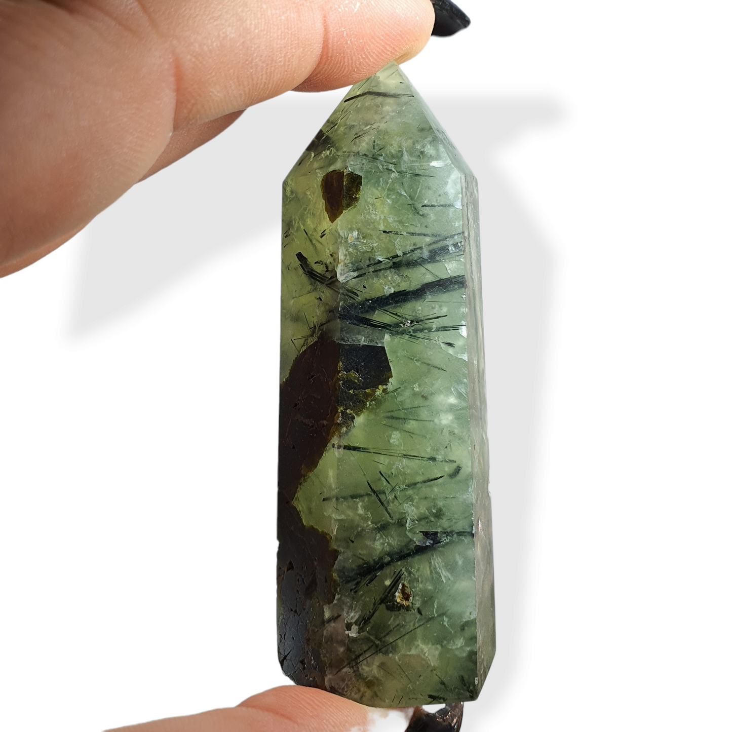 Crystals - Prehnite (with Epidote) Generators/Points