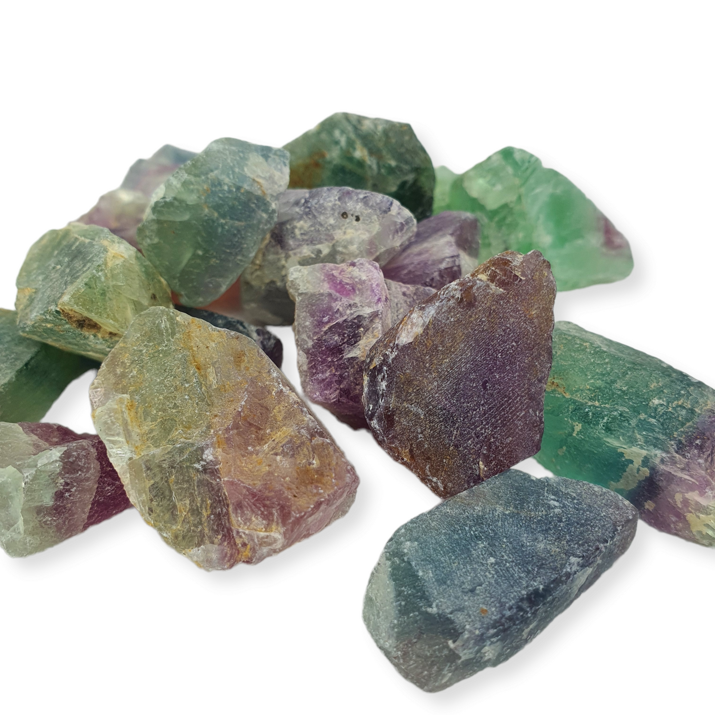 Crystals - Fluorite (Rainbow) Rough Stone - (Small)