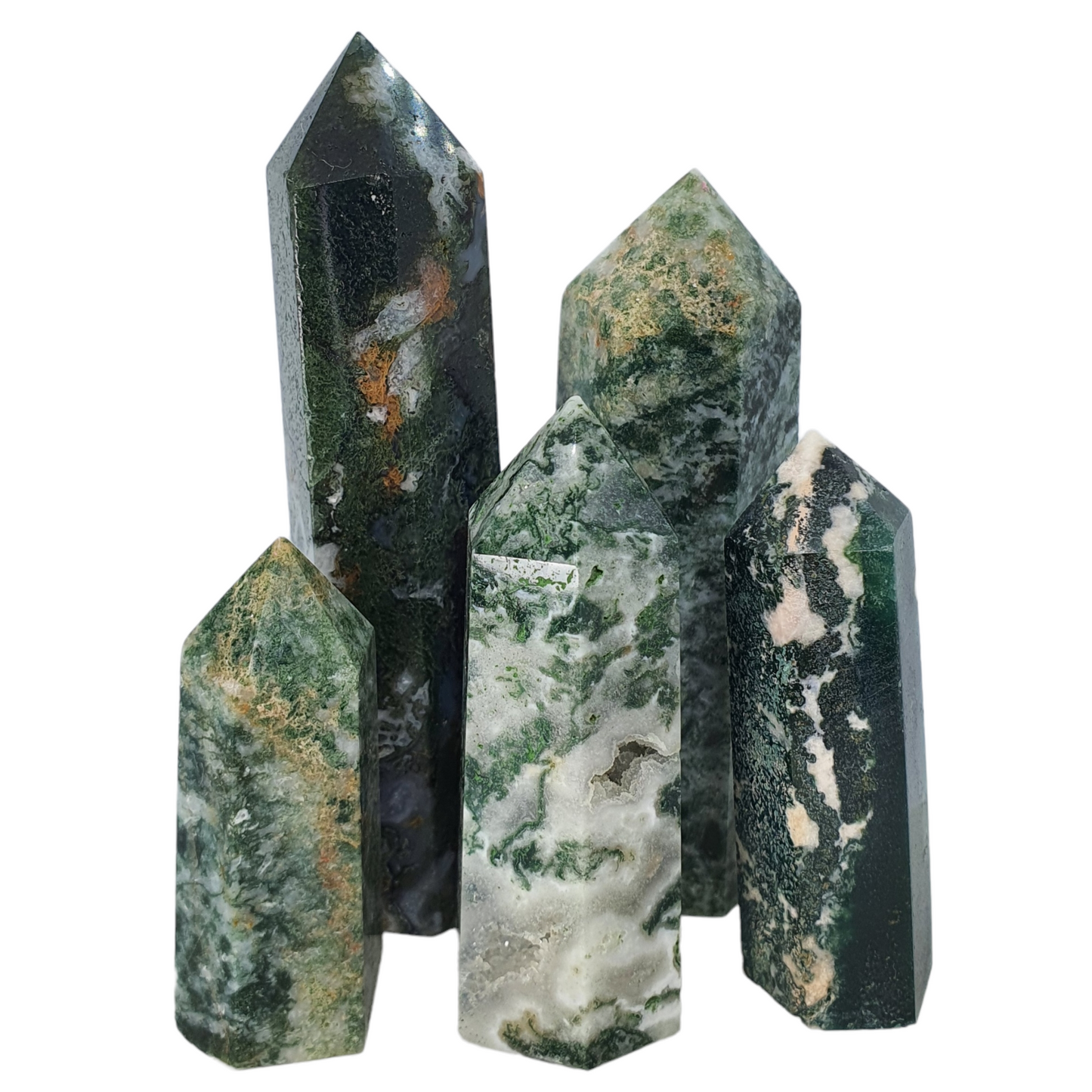 Crystals - Moss Agate Generators/Points