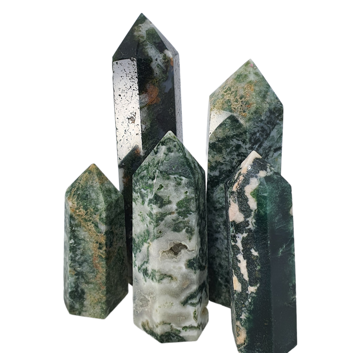 Crystals - Moss Agate Generators/Points