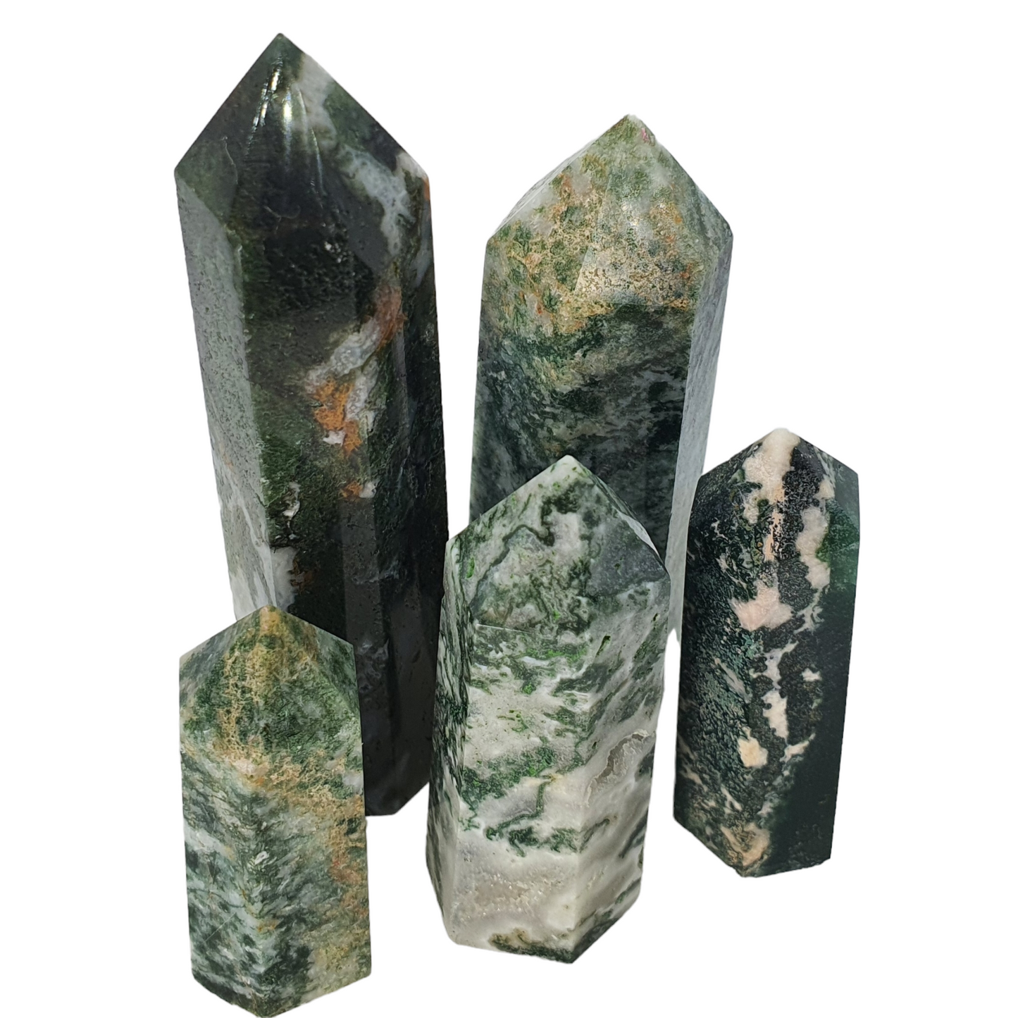 Crystals - Moss Agate Generators/Points