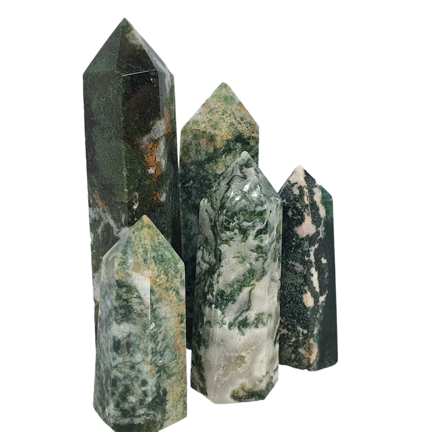 Crystals - Moss Agate Generators/Points