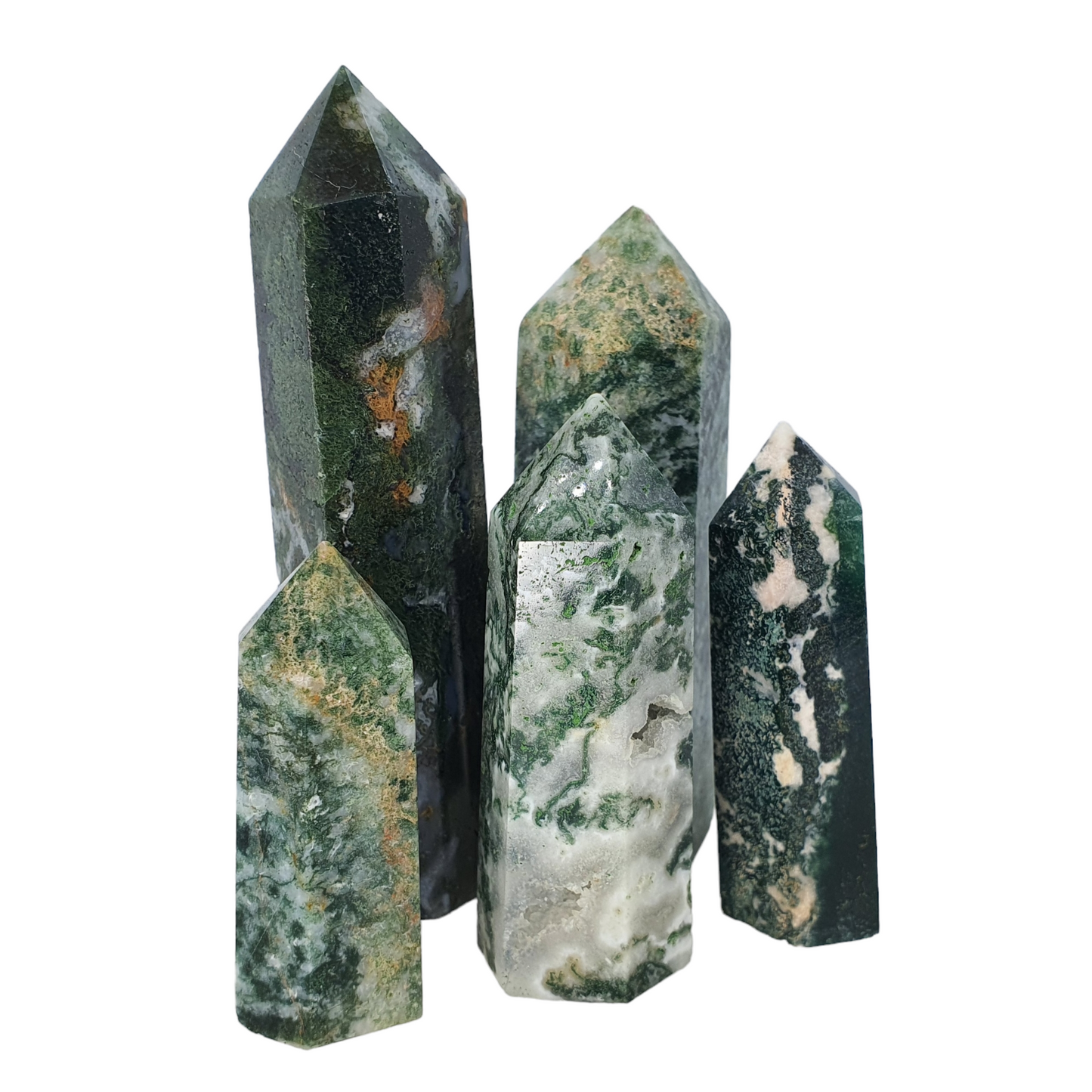 Crystals - Moss Agate Generators/Points