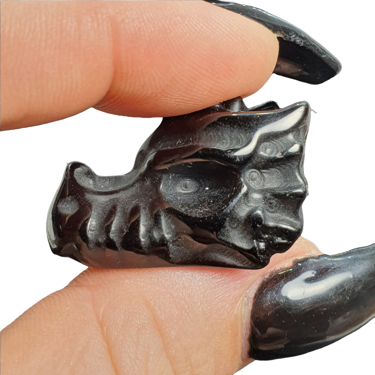 Crystals - Dragon Head Carvings