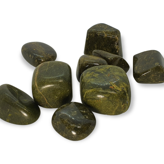 Crystals - Vesuvianite (Vasanite) Tumbled Stones