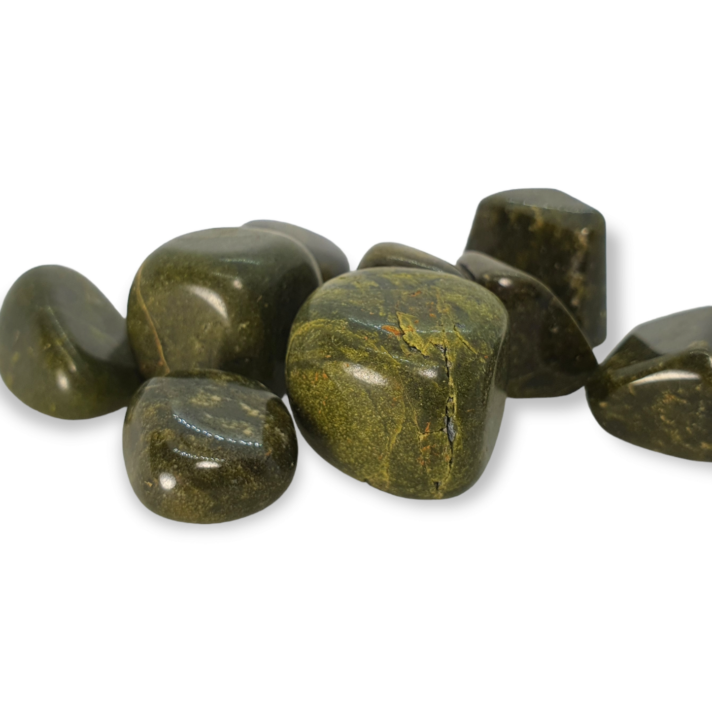 Crystals - Vesuvianite (Vasanite) Tumbled Stones