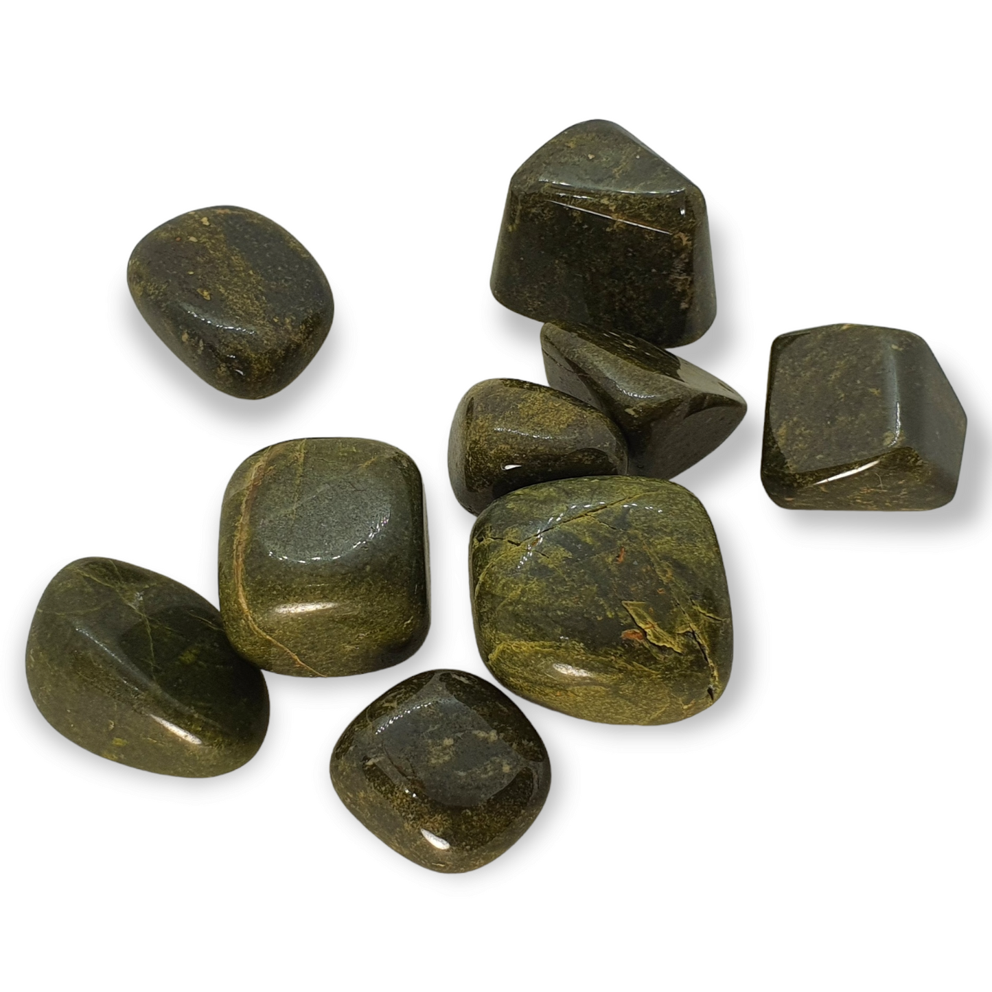 Crystals - Vesuvianite (Vasanite) Tumbled Stones