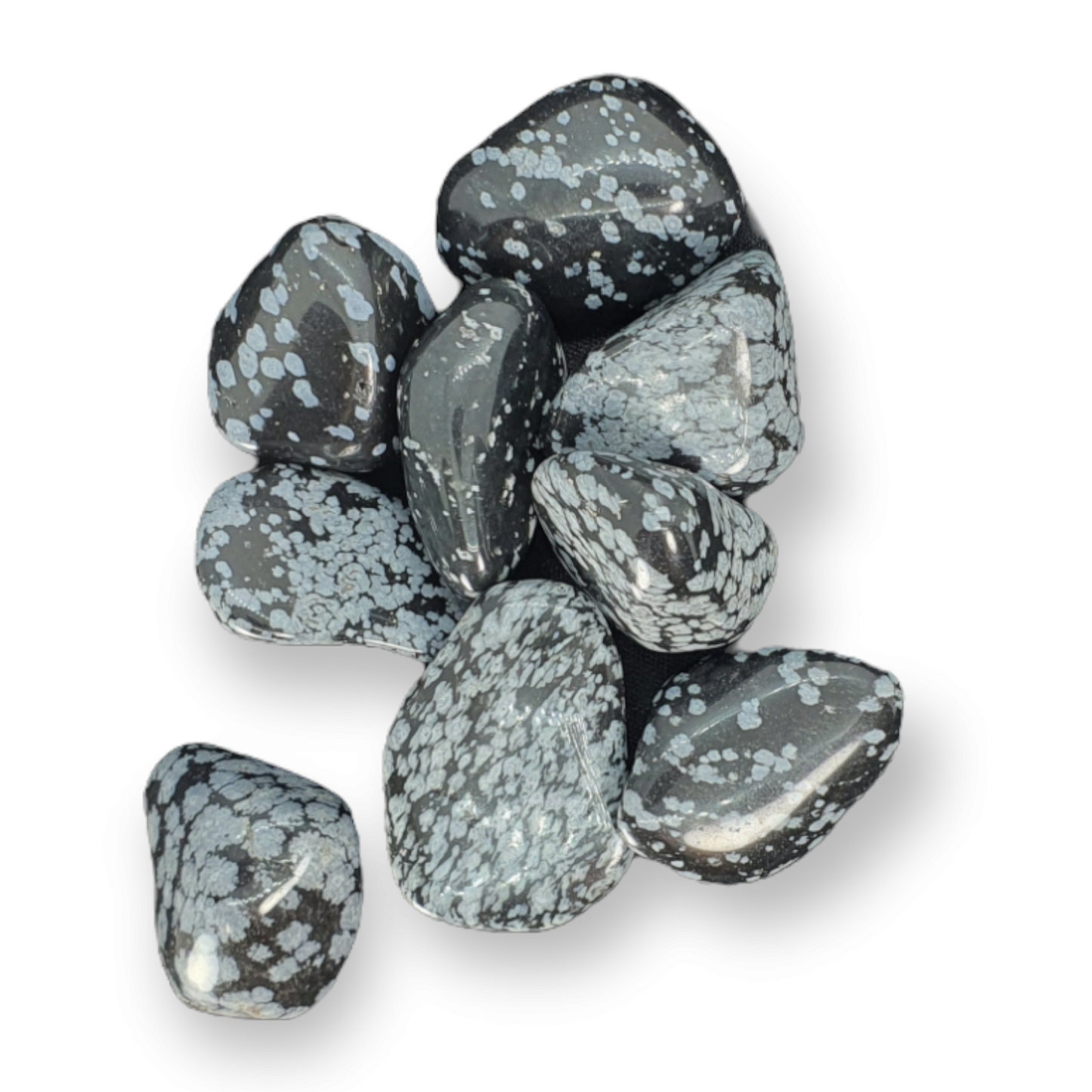 Crystals - Obsidian (Snowflake) Tumbled Stone