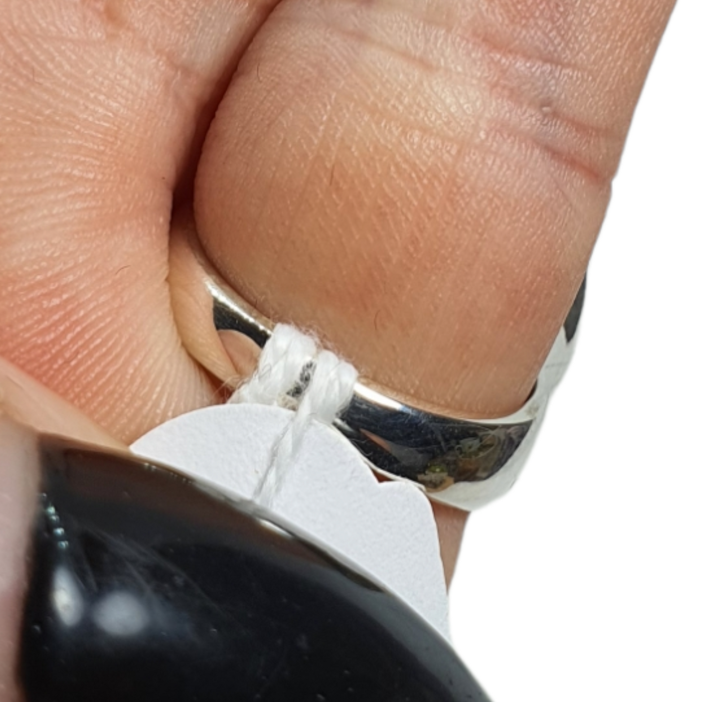 Crystals - Malachite Oval Cabochon Ring - Sterling Silver