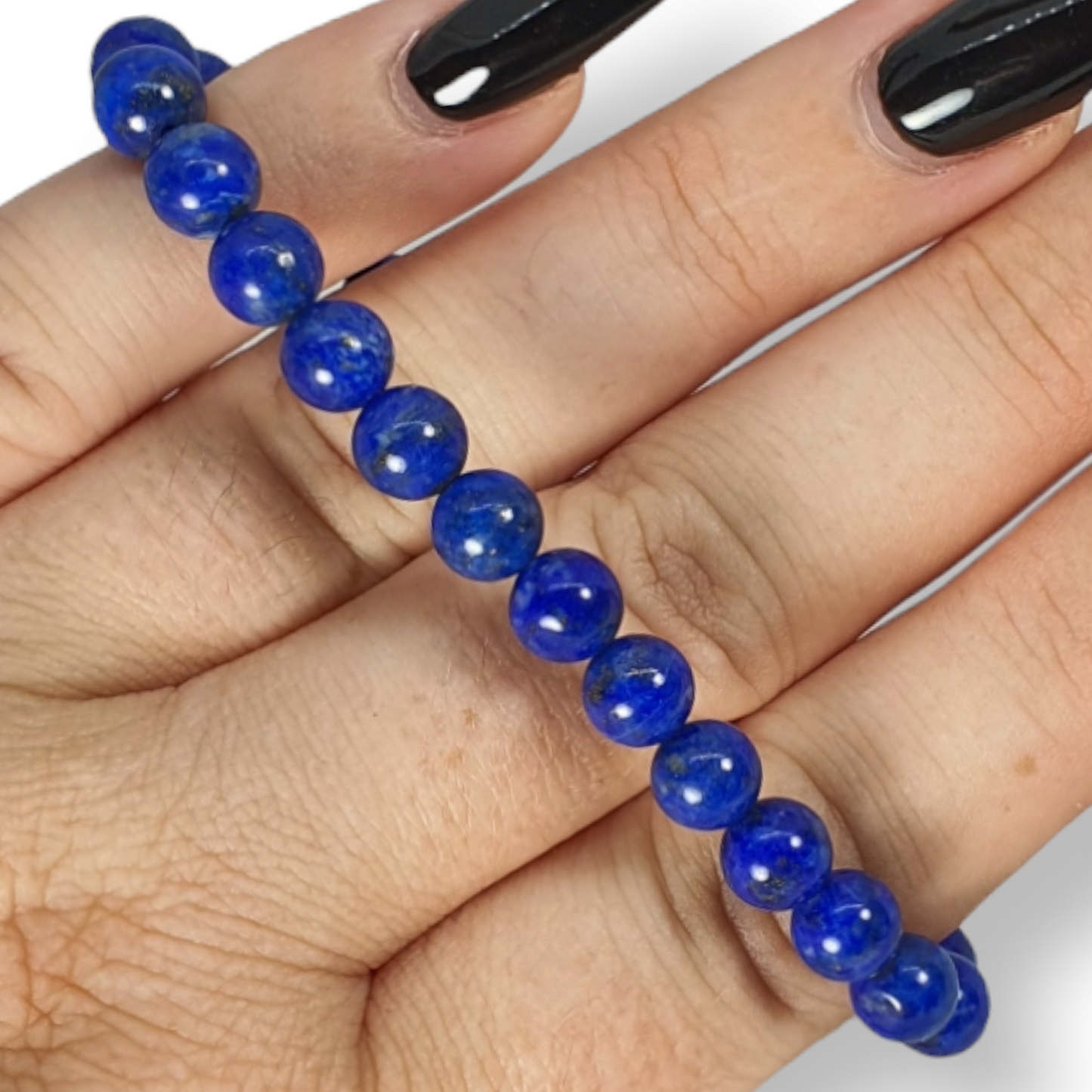 Crystals - Lapis Lazuli Bracelet (Round Bead)