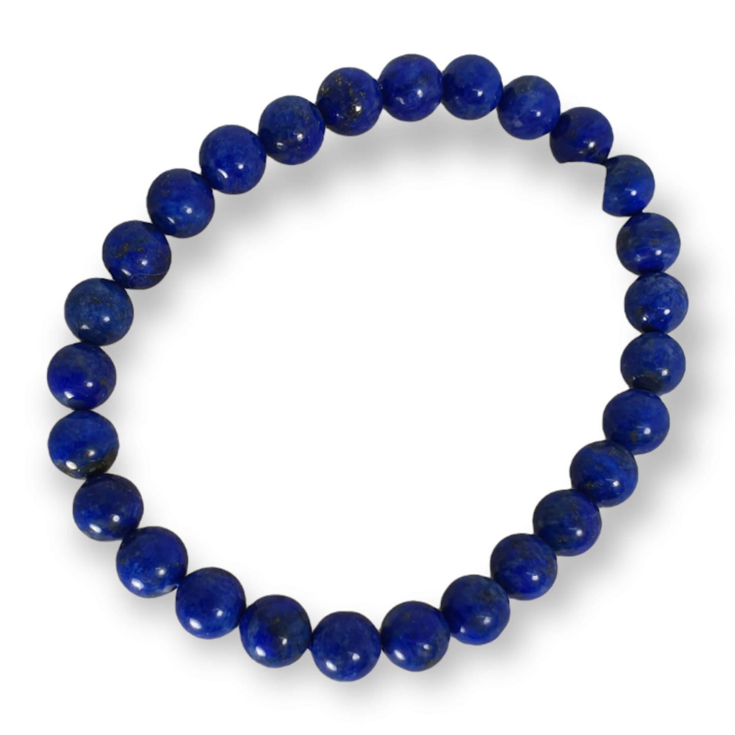 Crystals - Lapis Lazuli Bracelet (Round Bead)